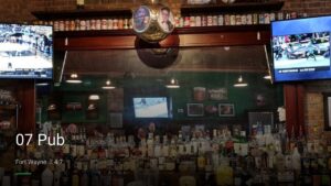 07 Pub — Sports bars in Fort Wayne