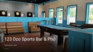 123 Dzo Sports Bar & Phở — Sports bars in Richmond