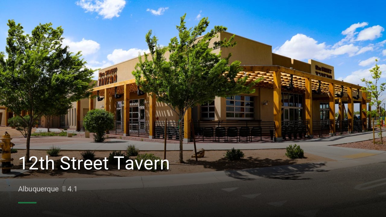 12th Street Tavern - Sports Bars in Albuquerque