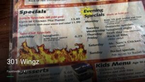 301 Wingz — Sports bars in Fayetteville