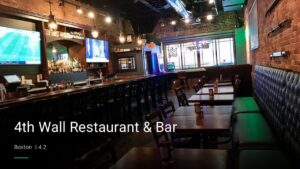 4th Wall Restaurant & Bar — Sports bars in Boston