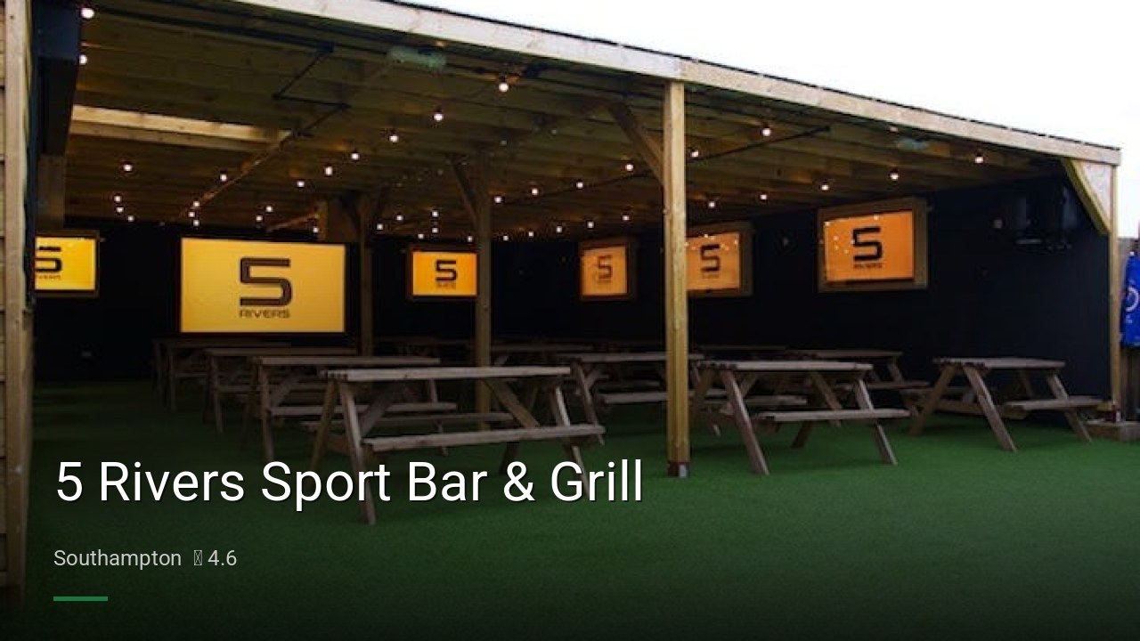 5 Rivers Sport Bar & Grill - Sports Bars in Southampton