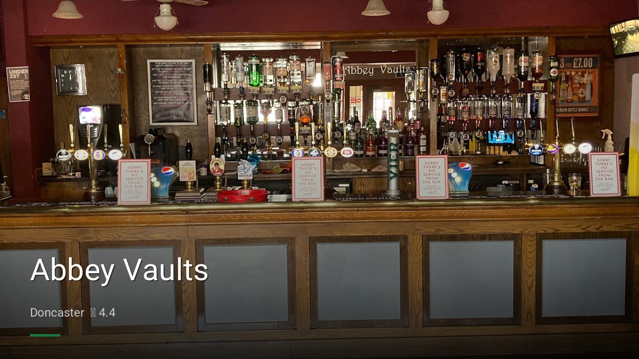 Abbey Vaults - Sports Bars in Doncaster