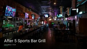 After 5 Sports Bar Grill — Sports bars in Columbus