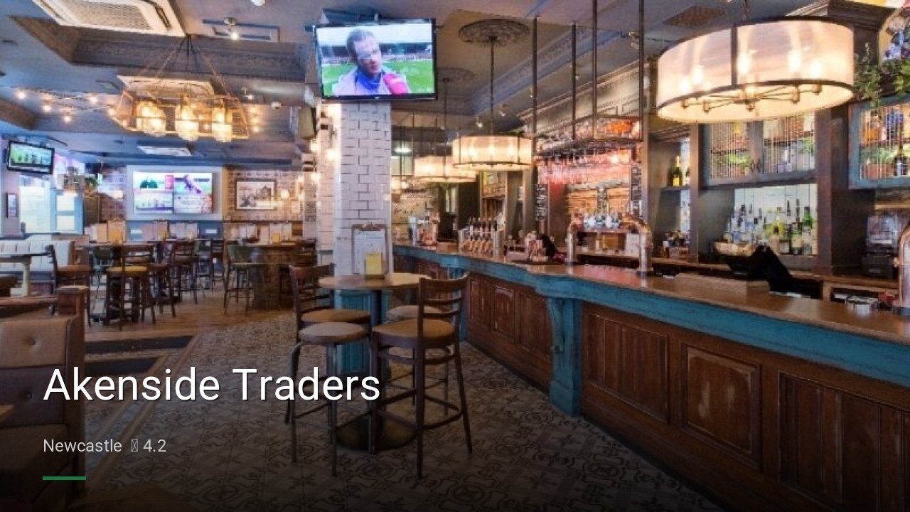 Akenside Traders - Sports Bars in Newcastle