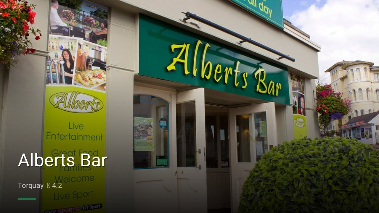 Alberts Bar - Sports Bars in Torquay