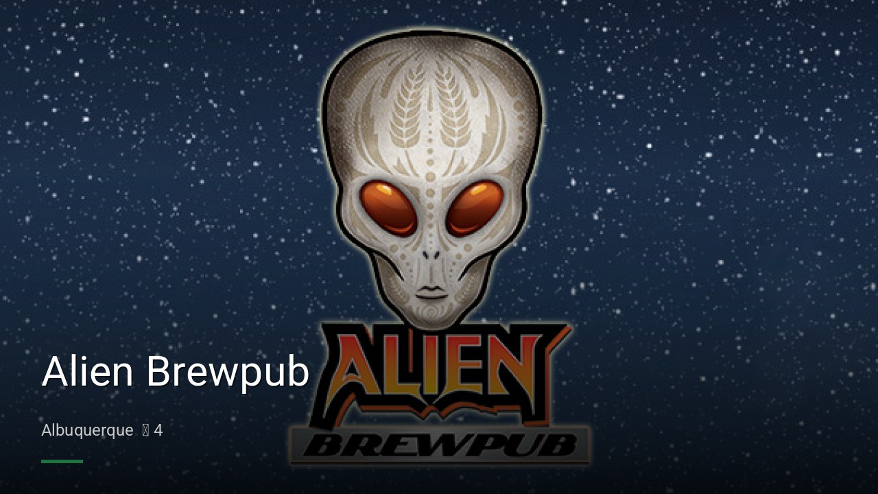 Alien Brewpub - Sports Bars in Albuquerque
