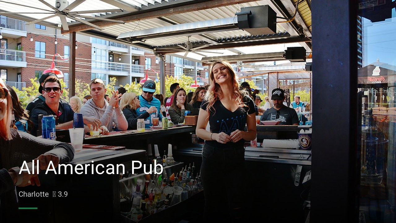 All American Pub - Sports Bars in Charlotte
