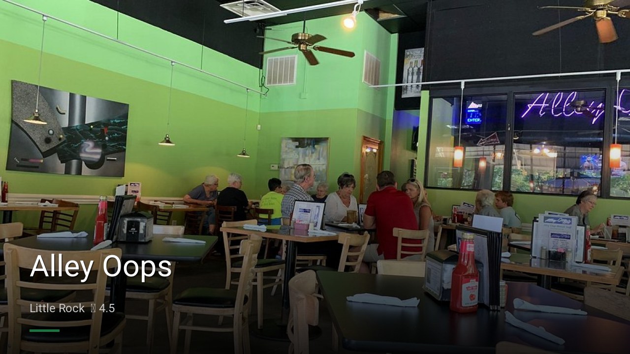 Alley Oops - Sports Bars in Little Rock