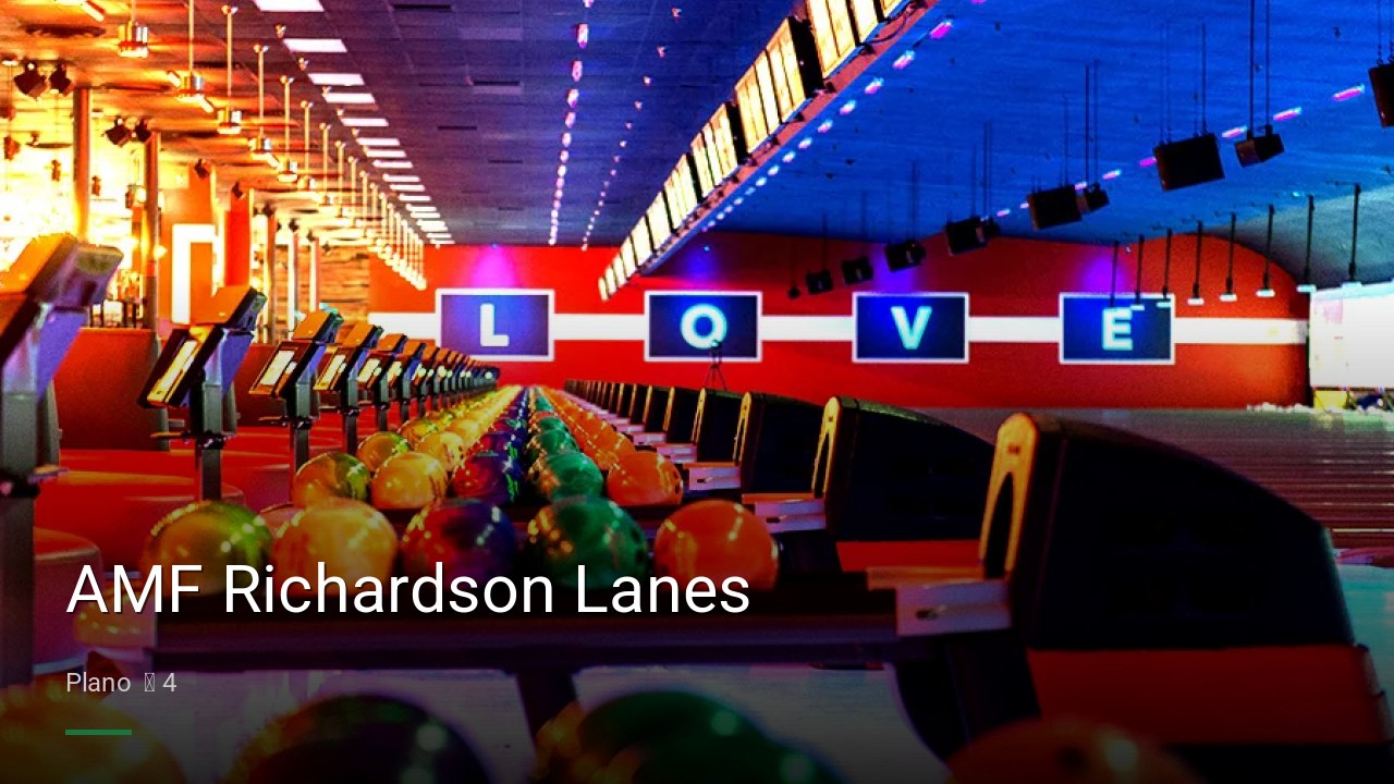 AMF Richardson Lanes - Sports Bars in Plano