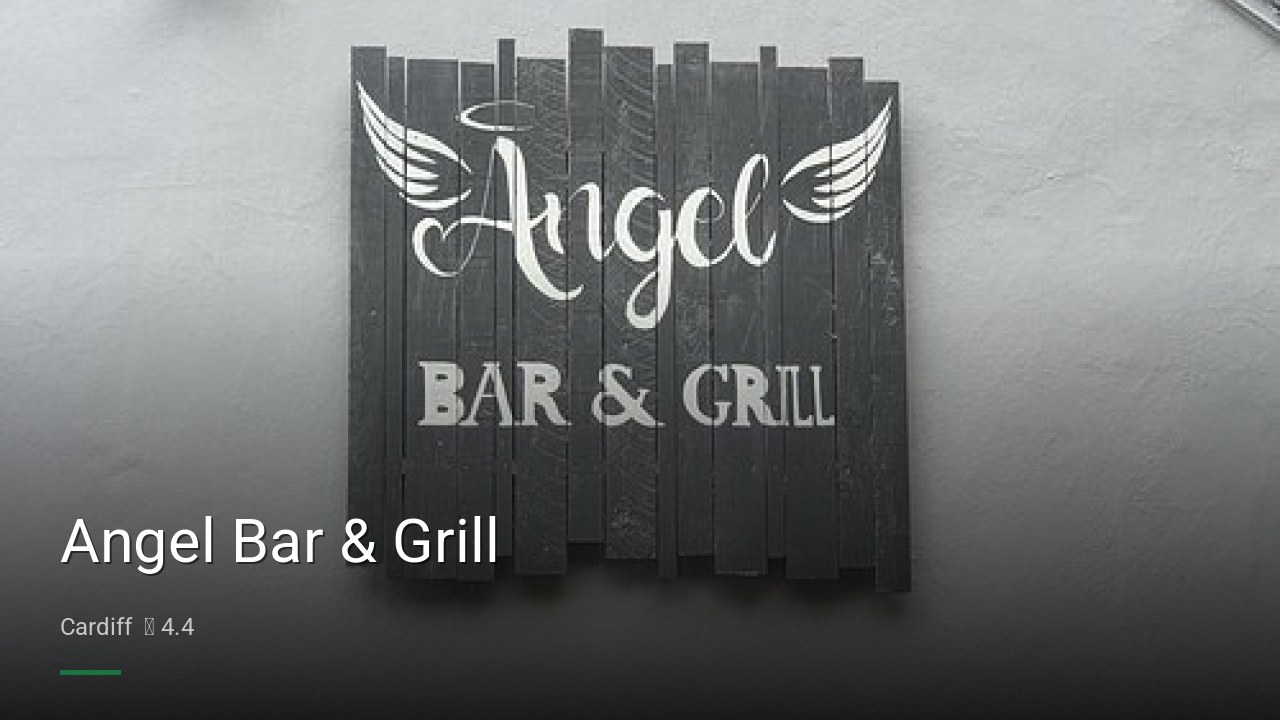 Angel Bar & Grill - Sports Bars in Cardiff