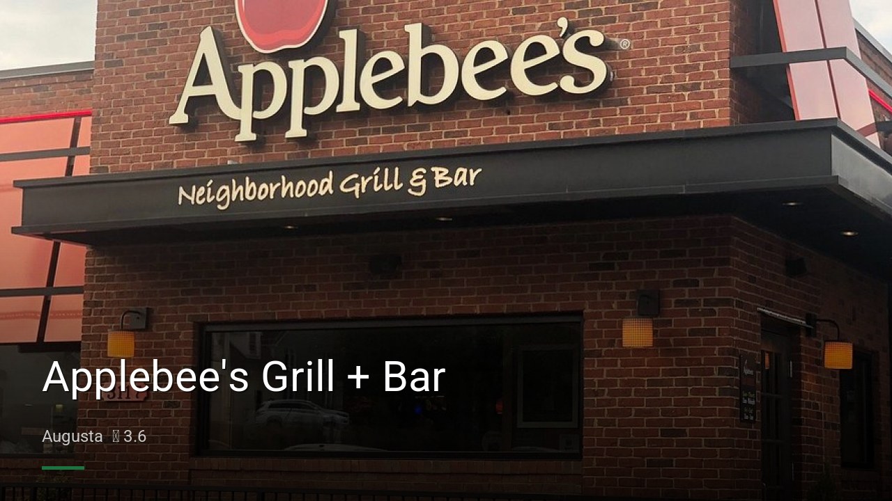 Applebee's Grill + Bar - Sports Bars in Augusta