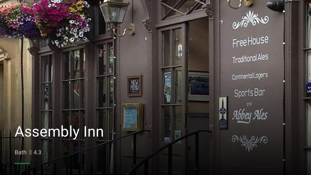 Assembly Inn - Sports Bars in Bath