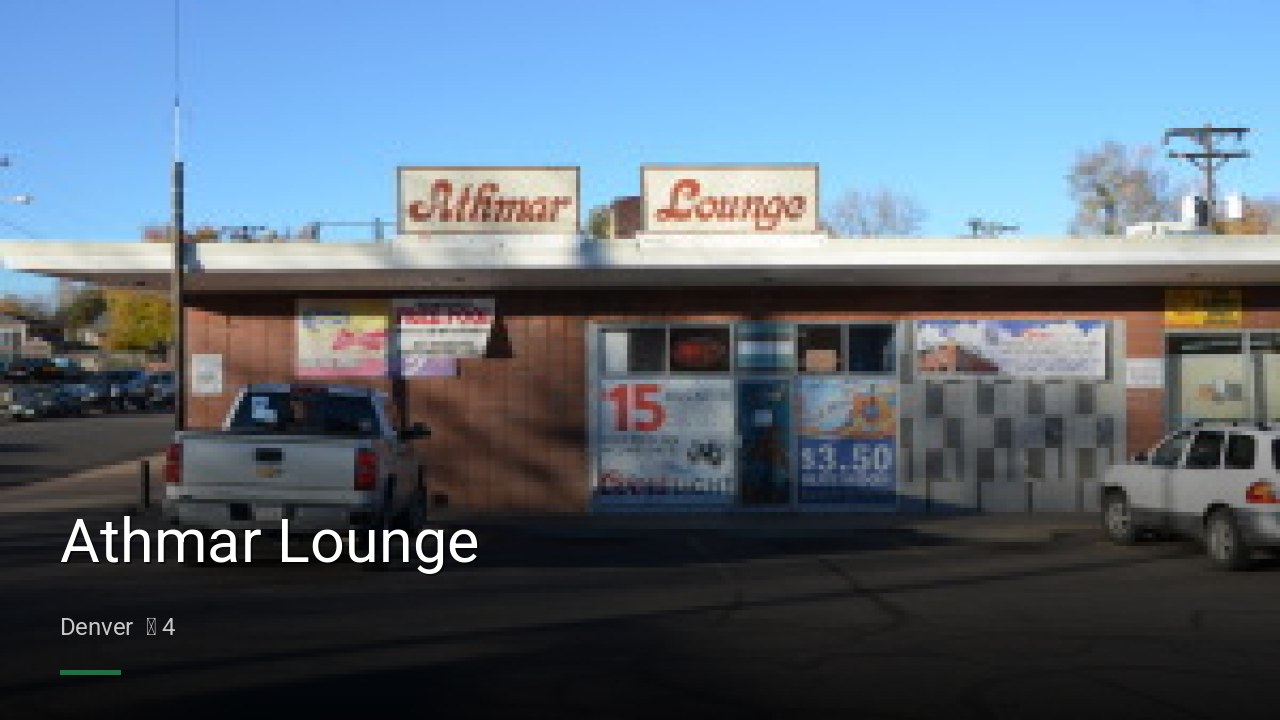 Athmar Lounge - Sports Bars in Denver