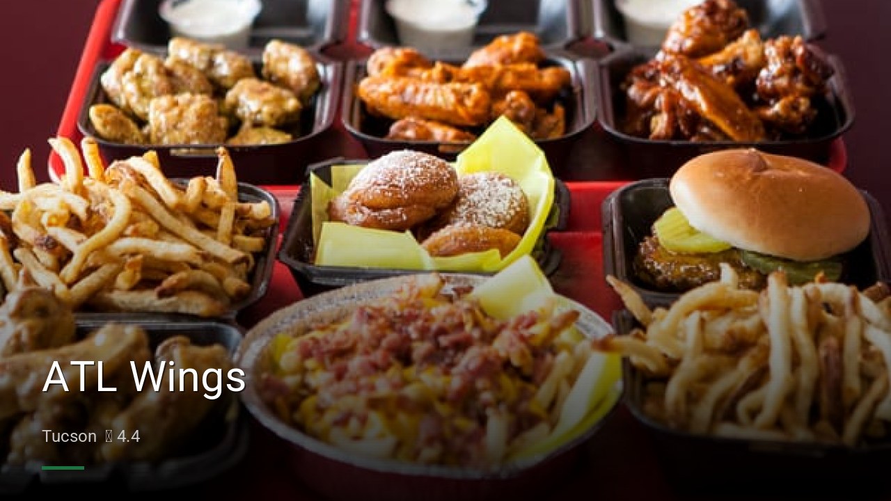 ATL Wings - Sports Bars in Tucson