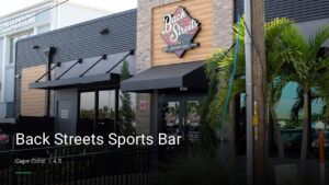 Back Streets Sports Bar — Sports bars in Cape Coral