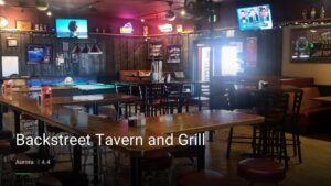 Backstreet Tavern and Grill — Sports bars in Aurora