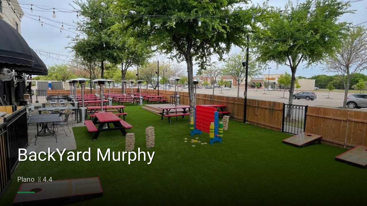 BackYard Murphy - Sports Bars in Plano