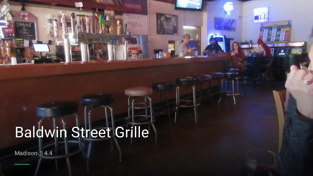 Baldwin Street Grille - Sports Bars in Madison