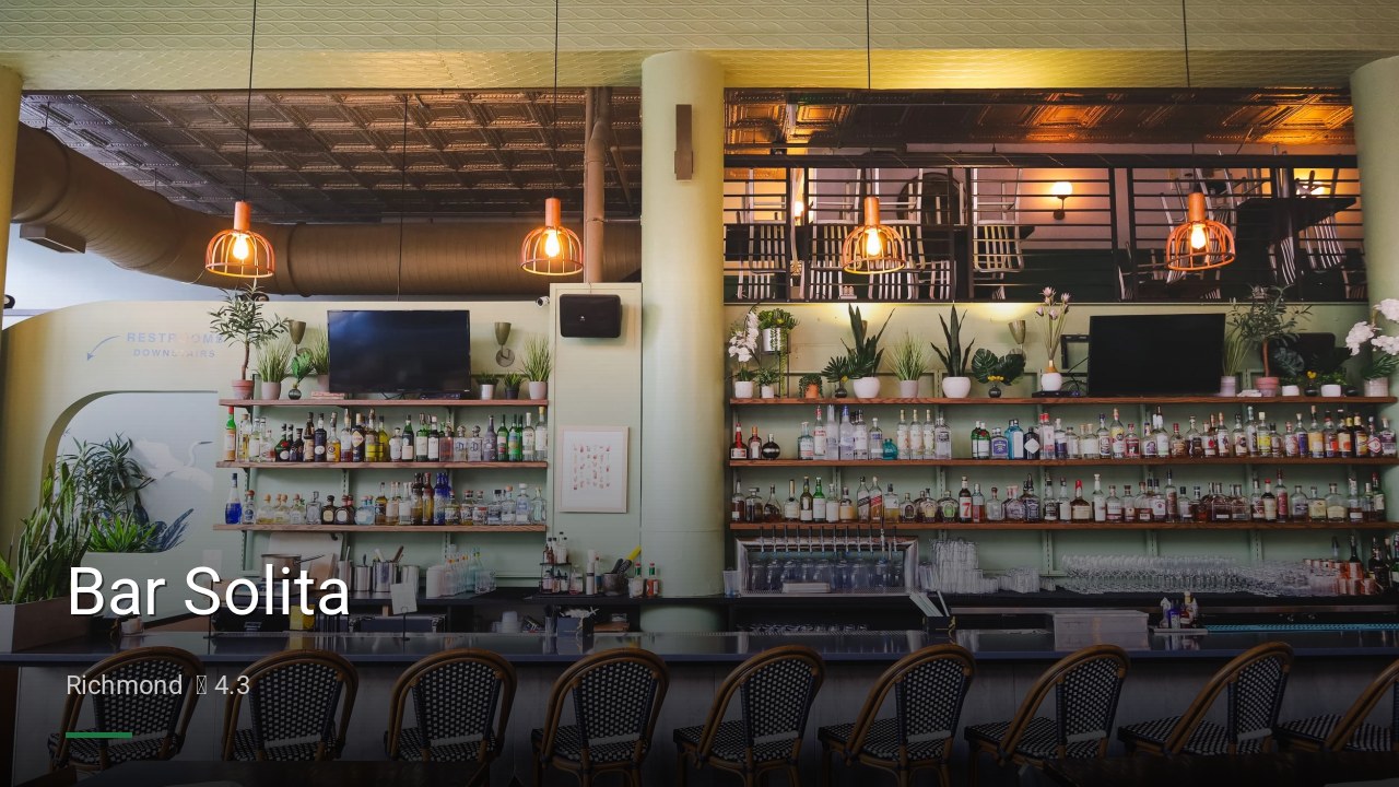 Bar Solita - Sports Bars in Richmond