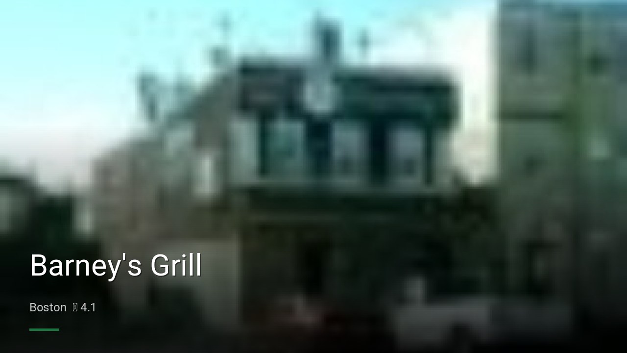 Barney's Grill - Sports Bars in Boston