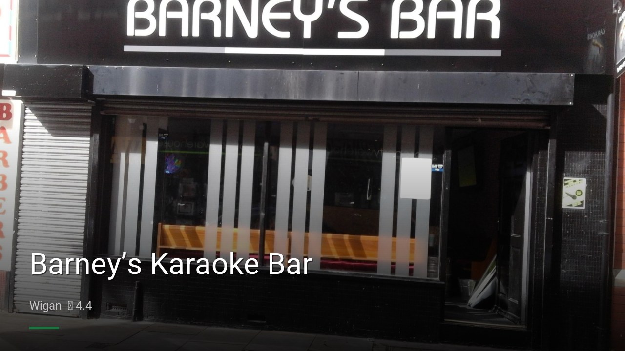 Barney’s Karaoke Bar - Sports Bars in Wigan