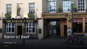 Baron of Beef — Pubs in Cambridge