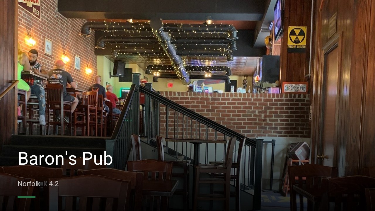 Baron's Pub - Sports Bars in Norfolk