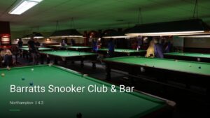 Barratts Snooker Club & Bar — Pubs in Northampton