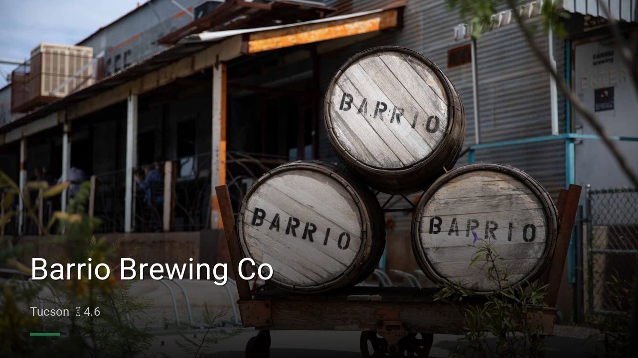 Barrio Brewing Co - Sports Bars in Tucson