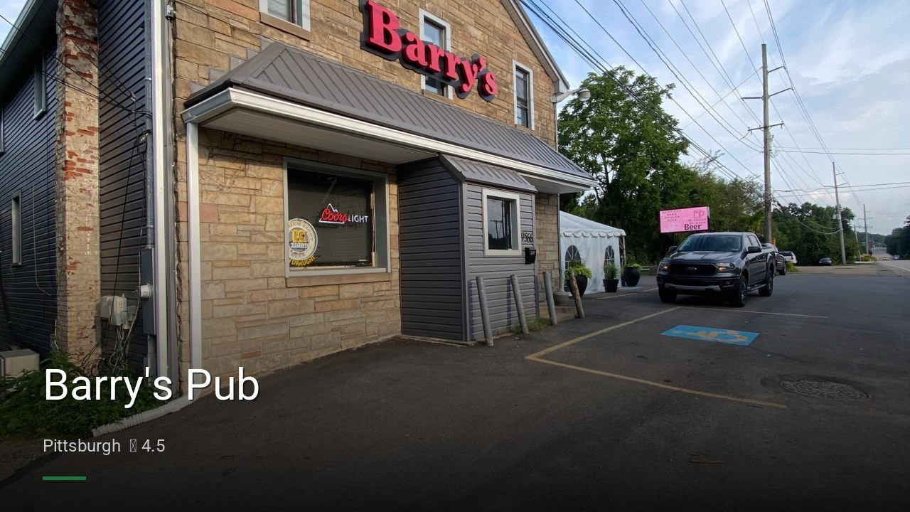 Barry's Pub - Sports Bars in Pittsburgh