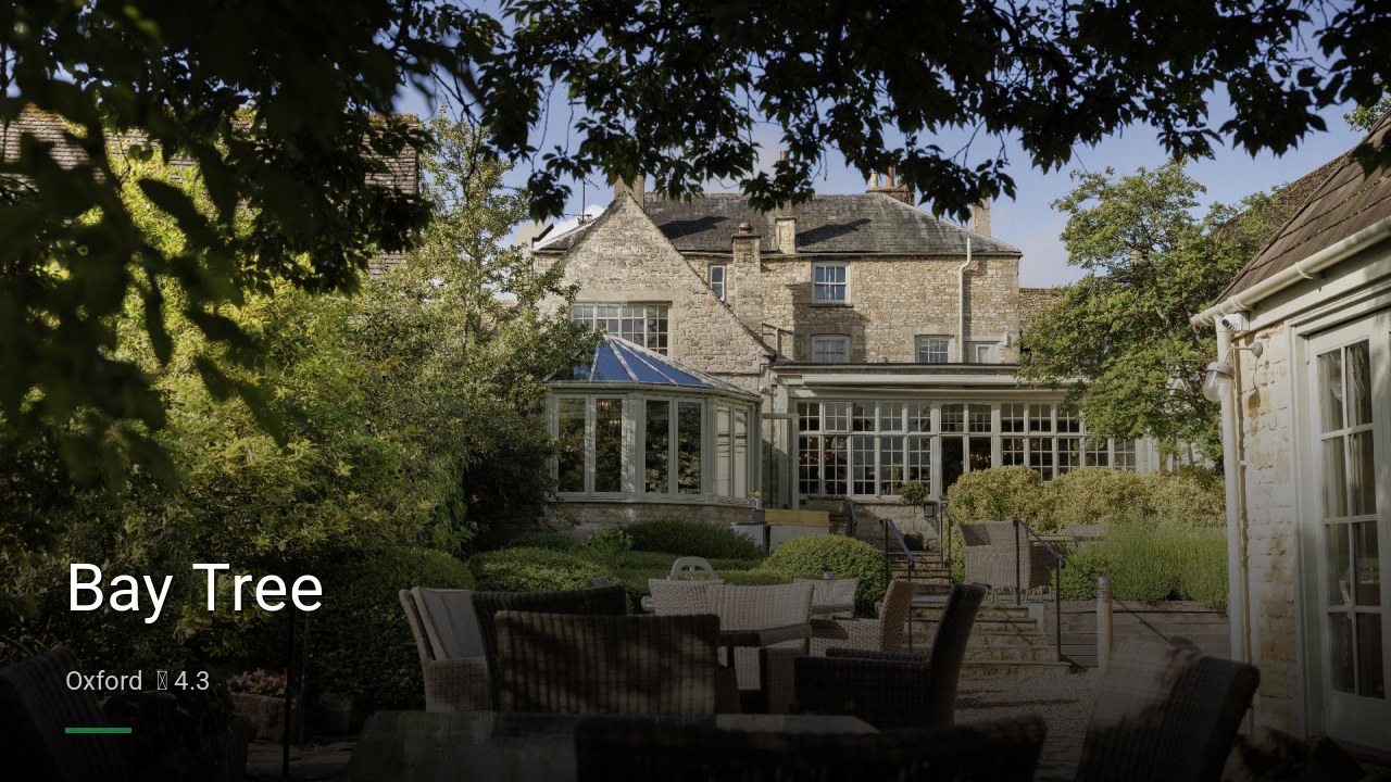 Bay Tree - Sports Bars in Oxford