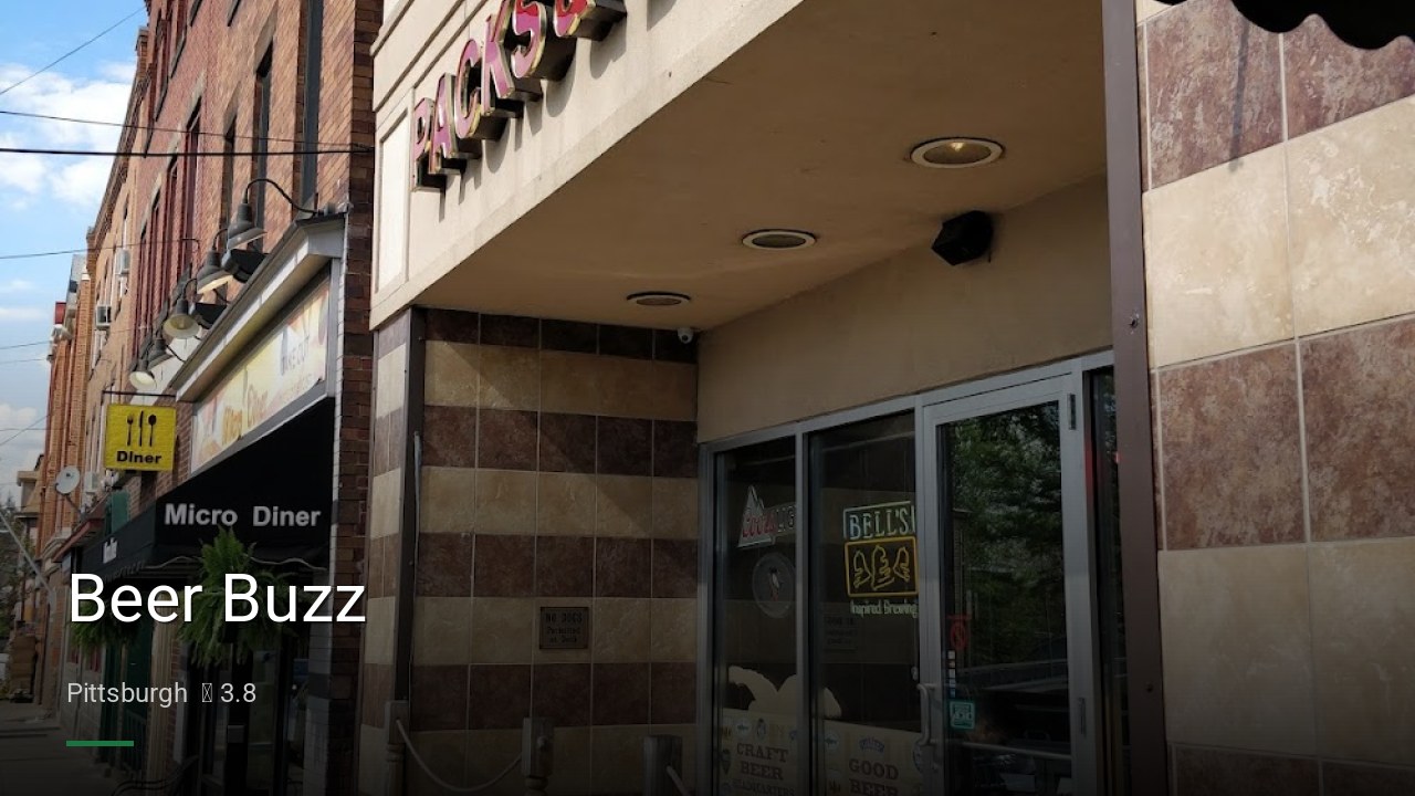 Beer Buzz - Sports Bars in Pittsburgh