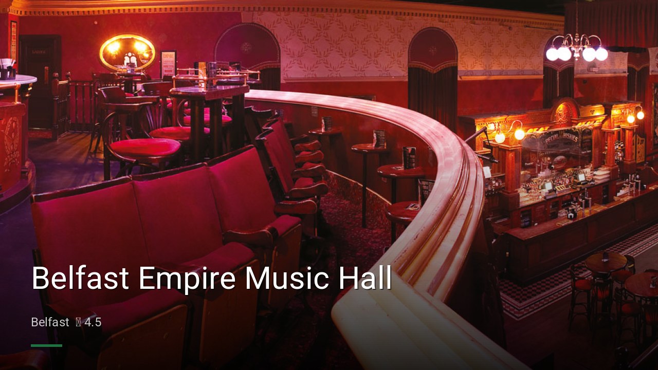 Belfast Empire Music Hall - Sports Bars in Belfast