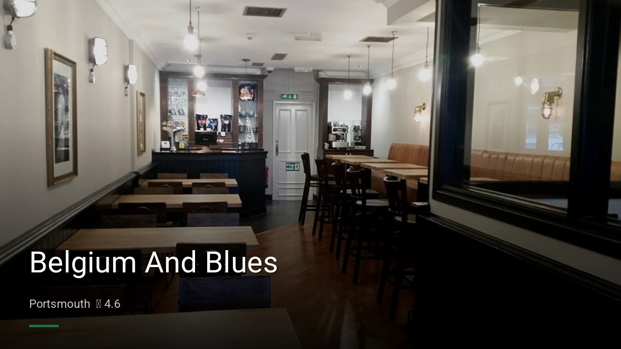 Belgium And Blues - Sports Bars in Portsmouth