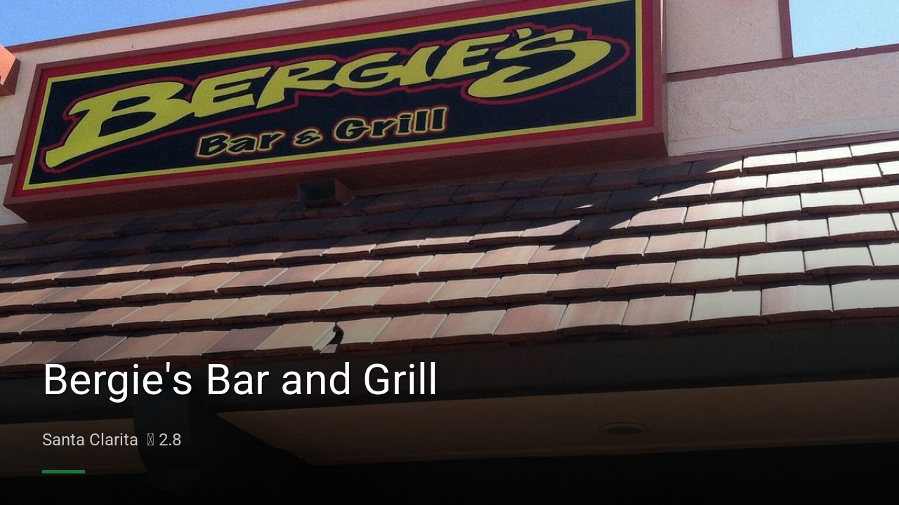 Bergie's Bar and Grill - Sports Bars in Santa Clarita