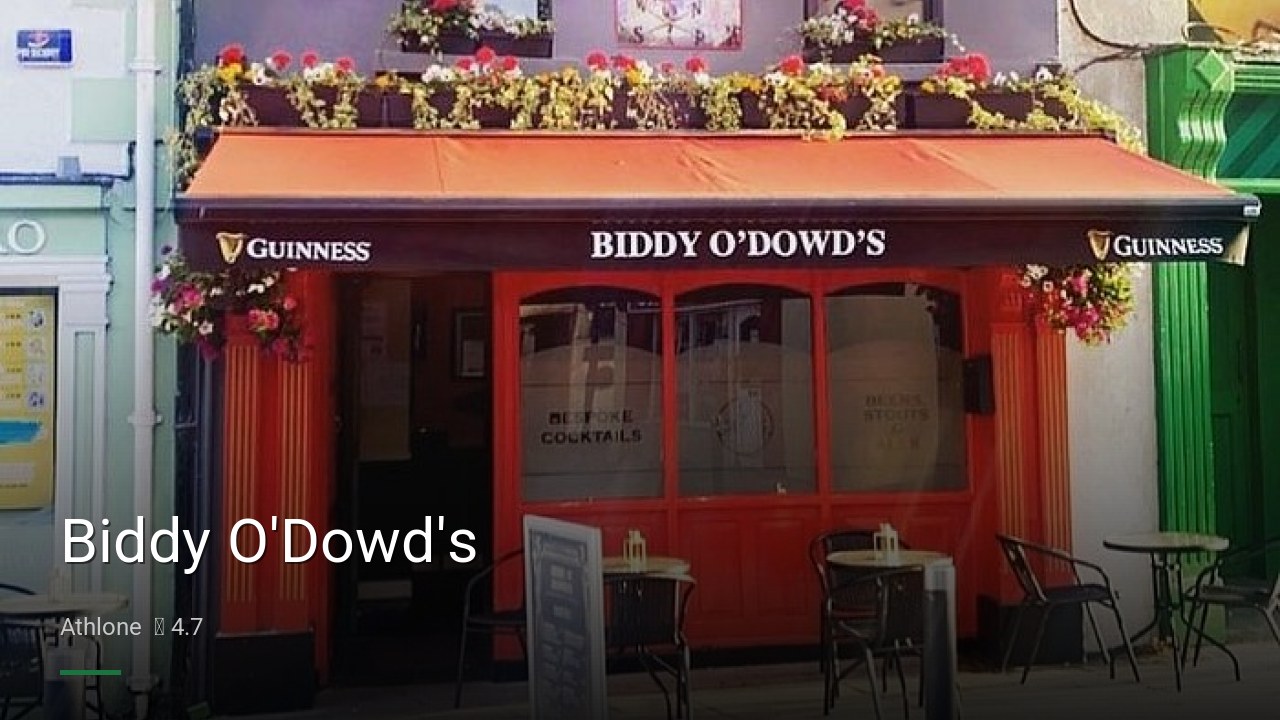 Biddy O'Dowd's - Sports Bars in Athlone