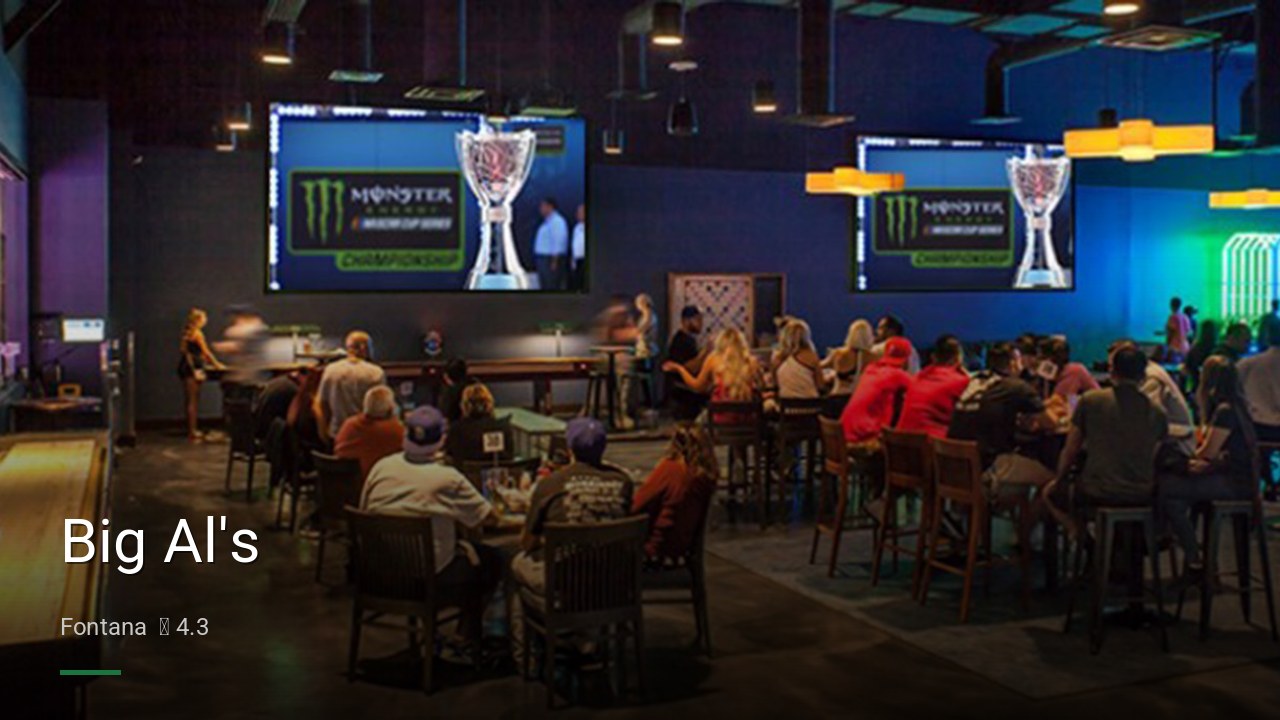 Big Al's - Sports Bars in Fontana