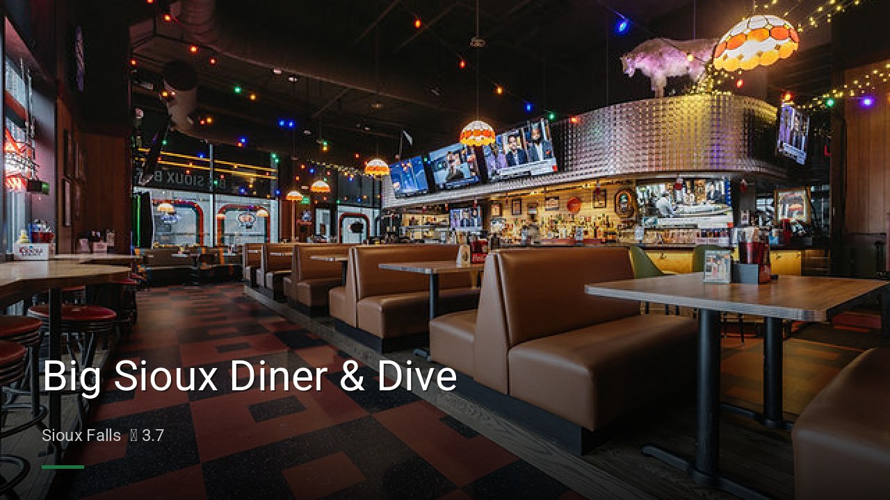 Big Sioux Diner & Dive - Sports Bars in Sioux Falls