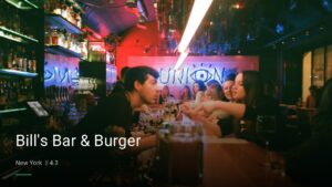Bill’s Bar & Burger — Sports bars in New York