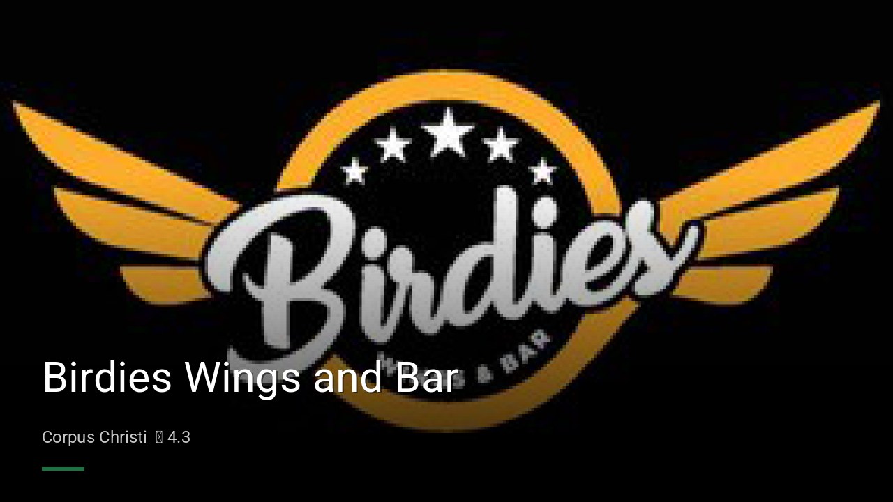 Birdies Wings and Bar - Sports Bars in Corpus Christi