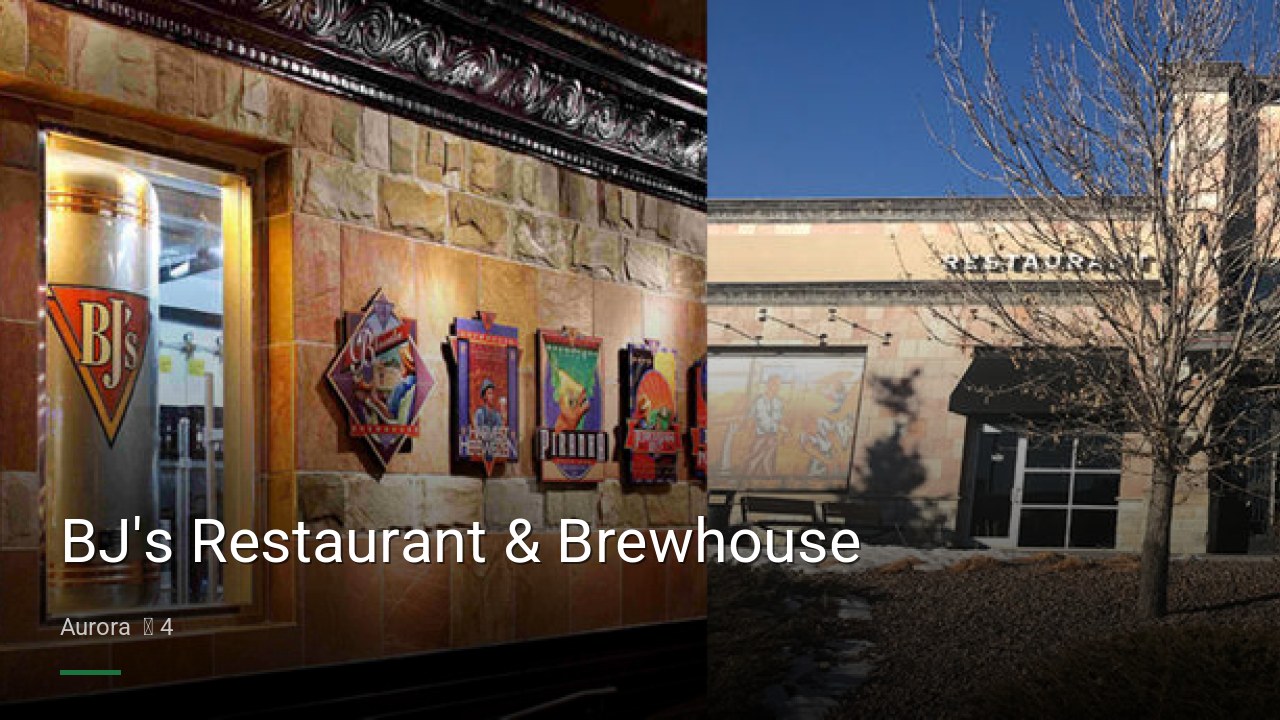 BJ's Restaurant & Brewhouse - Sports Bars in Aurora