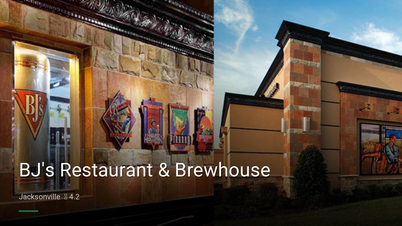 BJ's Restaurant & Brewhouse - Sports Bars in Jacksonville