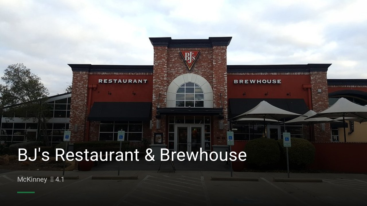BJ's Restaurant & Brewhouse - Sports Bars in McKinney