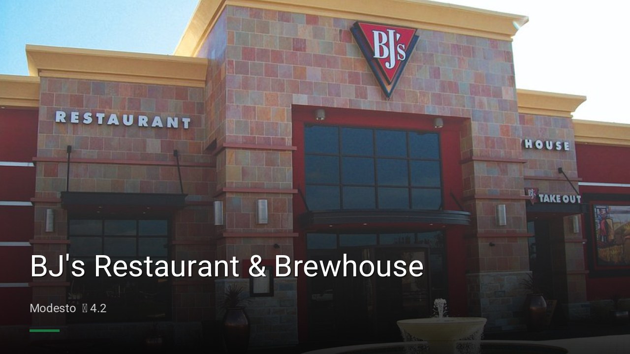 BJ's Restaurant & Brewhouse - Sports Bars in Modesto