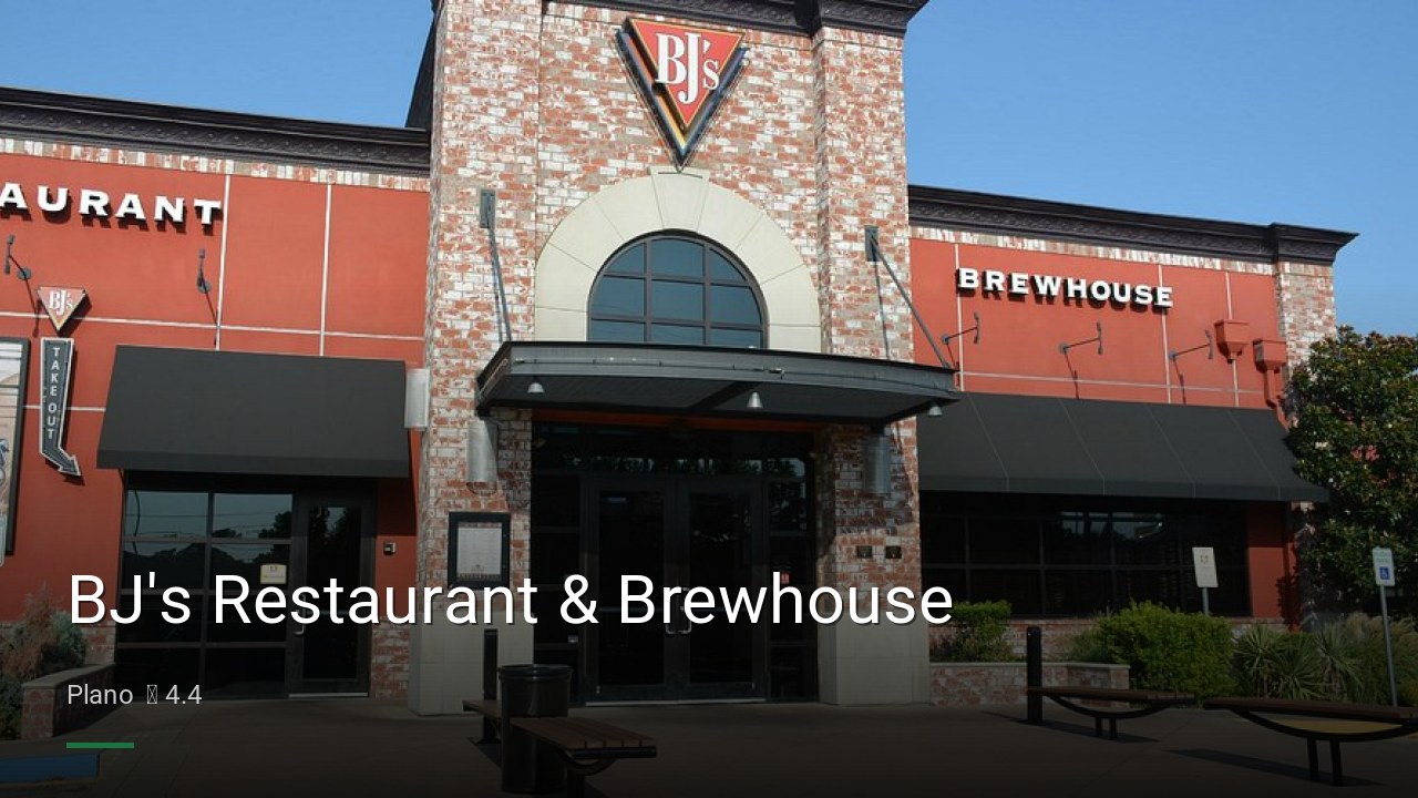 BJ's Restaurant & Brewhouse - Sports Bars in Plano