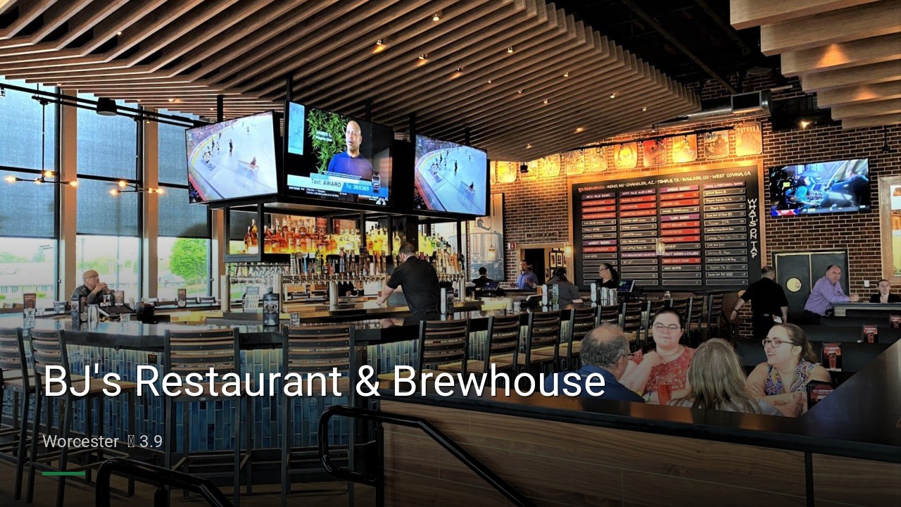BJ's Restaurant & Brewhouse - Sports Bars in Worcester