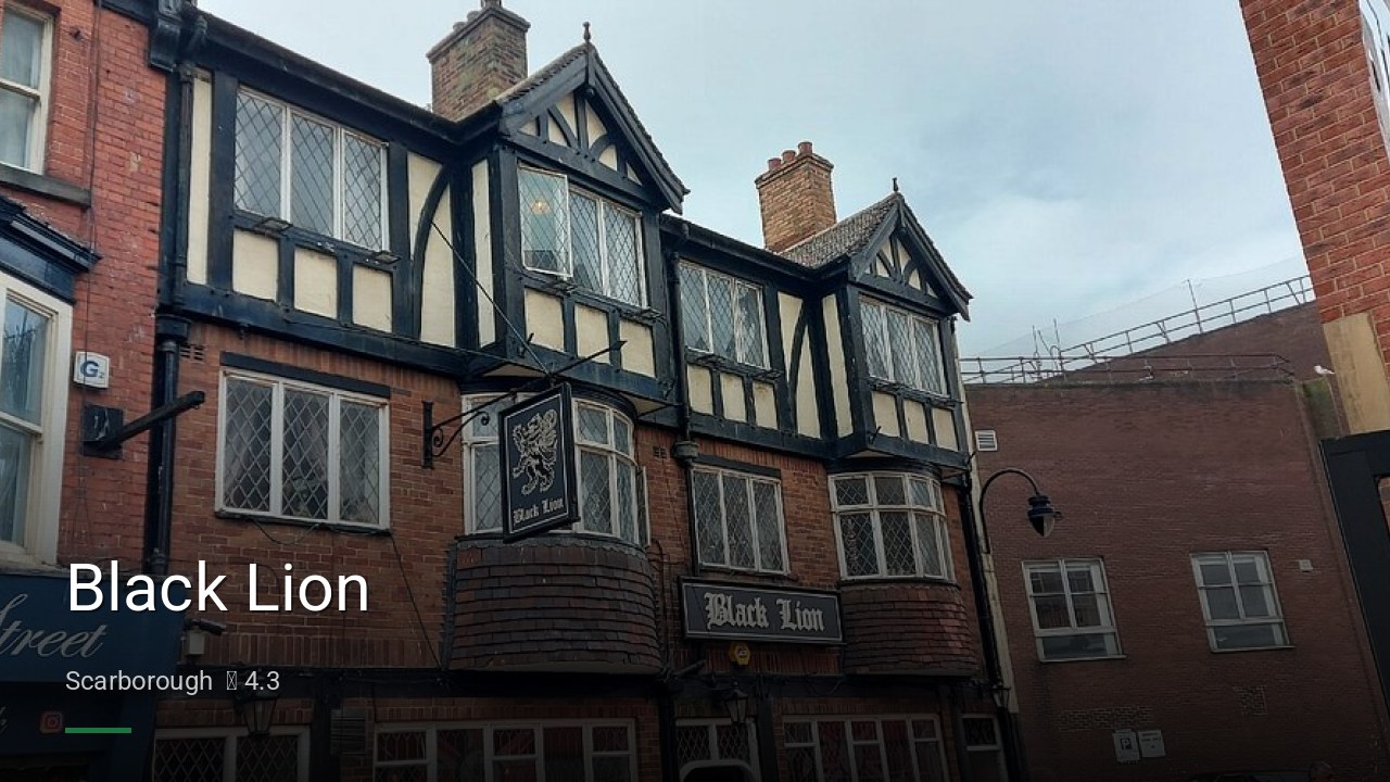 Black Lion - Sports Bars in Scarborough