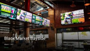 Black Market Bayside — Sports bars in Miami