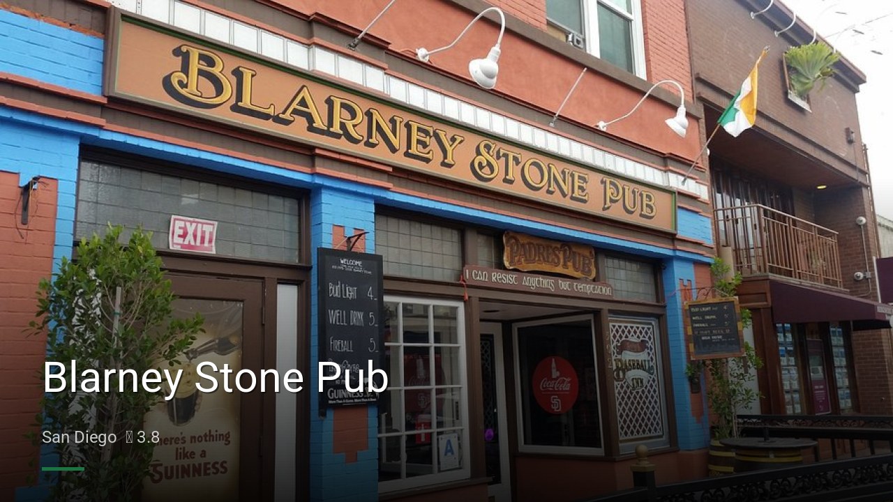 Blarney Stone Pub - Sports Bars in San Diego